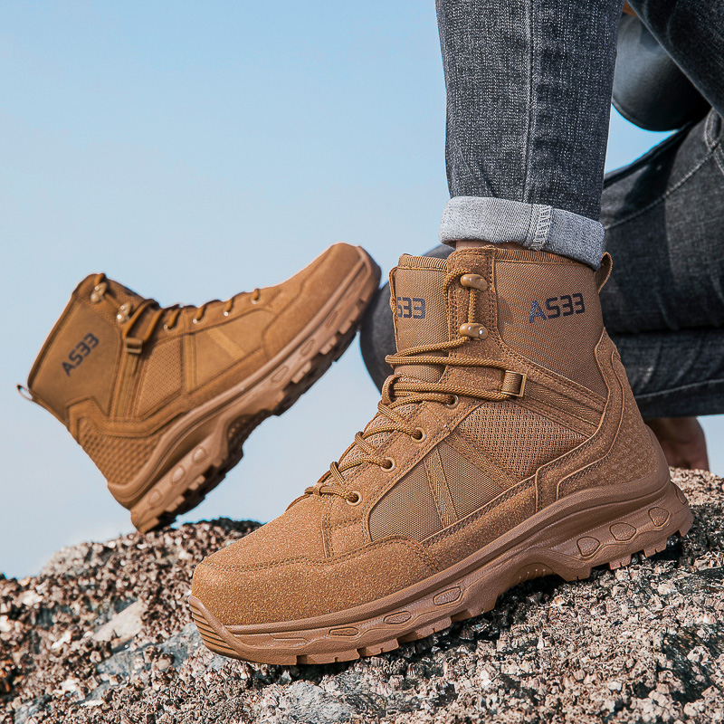 Men's Military Tactical Boots  - Sewing Zipper のレビューと価格