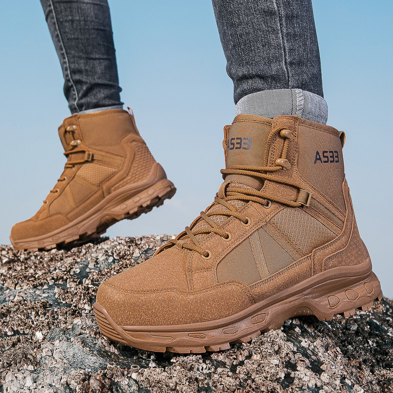 Men's Military Tactical Boots  - Sewing Zipper のレビューと価格