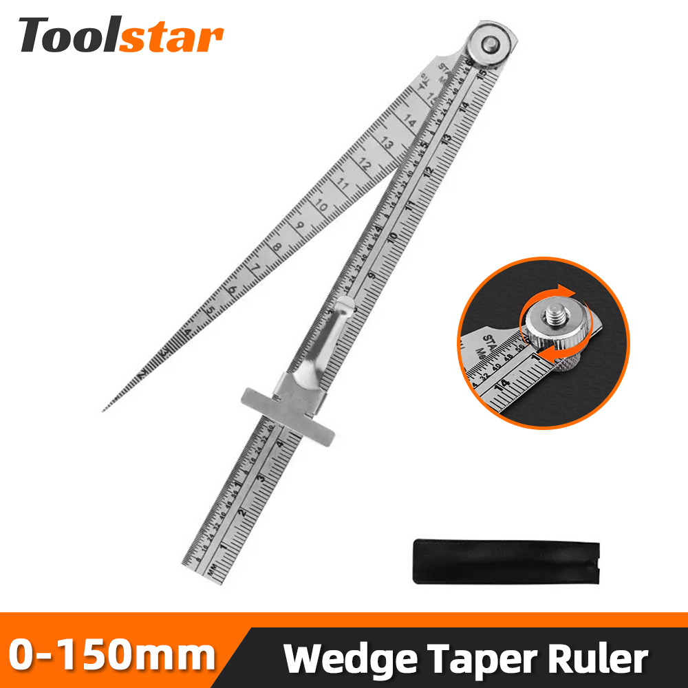 Toolstar Wedge Taper Ruler Sta - Seam Gauge Metal のレビューと価格