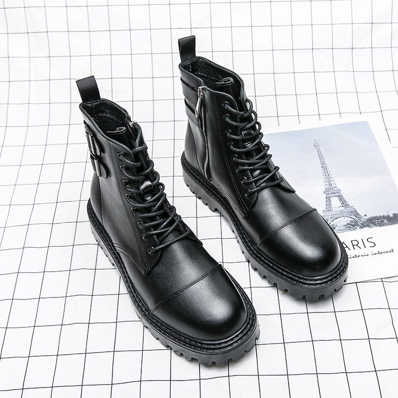 Brand Men's Naked Boots Fashio - Sewing Zipper のレビューと価格