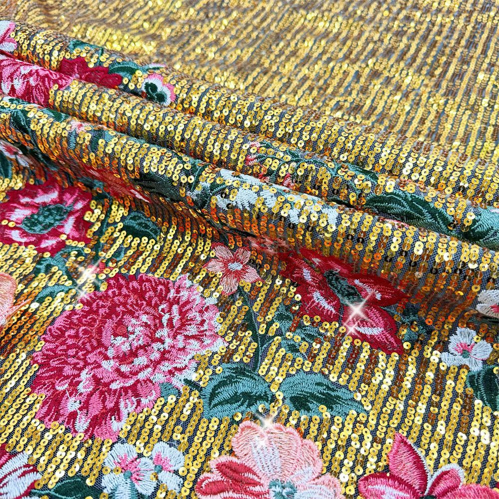 1 yardThree-dimensional embroi - Sewing Embroidery Fabric のレビューと価格