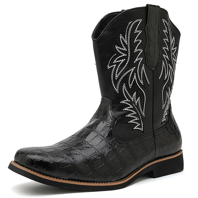 Retro Wide Toe Western Cowboy  - Sewing Embroidery Fabric のレビューと価格