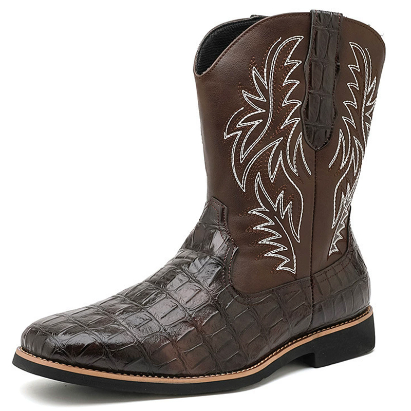 Retro Wide Toe Western Cowboy  - Sewing Embroidery Fabric のレビューと価格