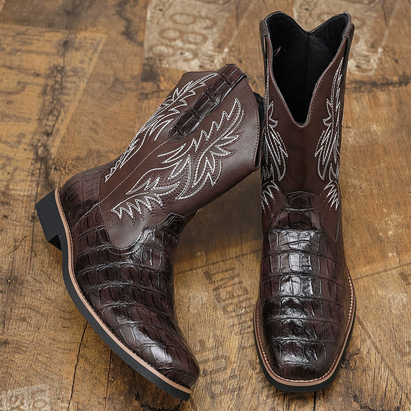Retro Wide Toe Western Cowboy  - Sewing Embroidery Fabric のレビューと価格