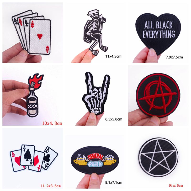 10PCS/Lot Fake Friends Embroid - Velcro Sew On のレビューと価格