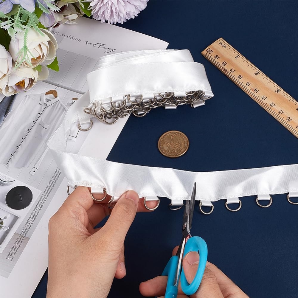 4 Yards White Grommet Trim wit - Sewing Garments のレビューと価格