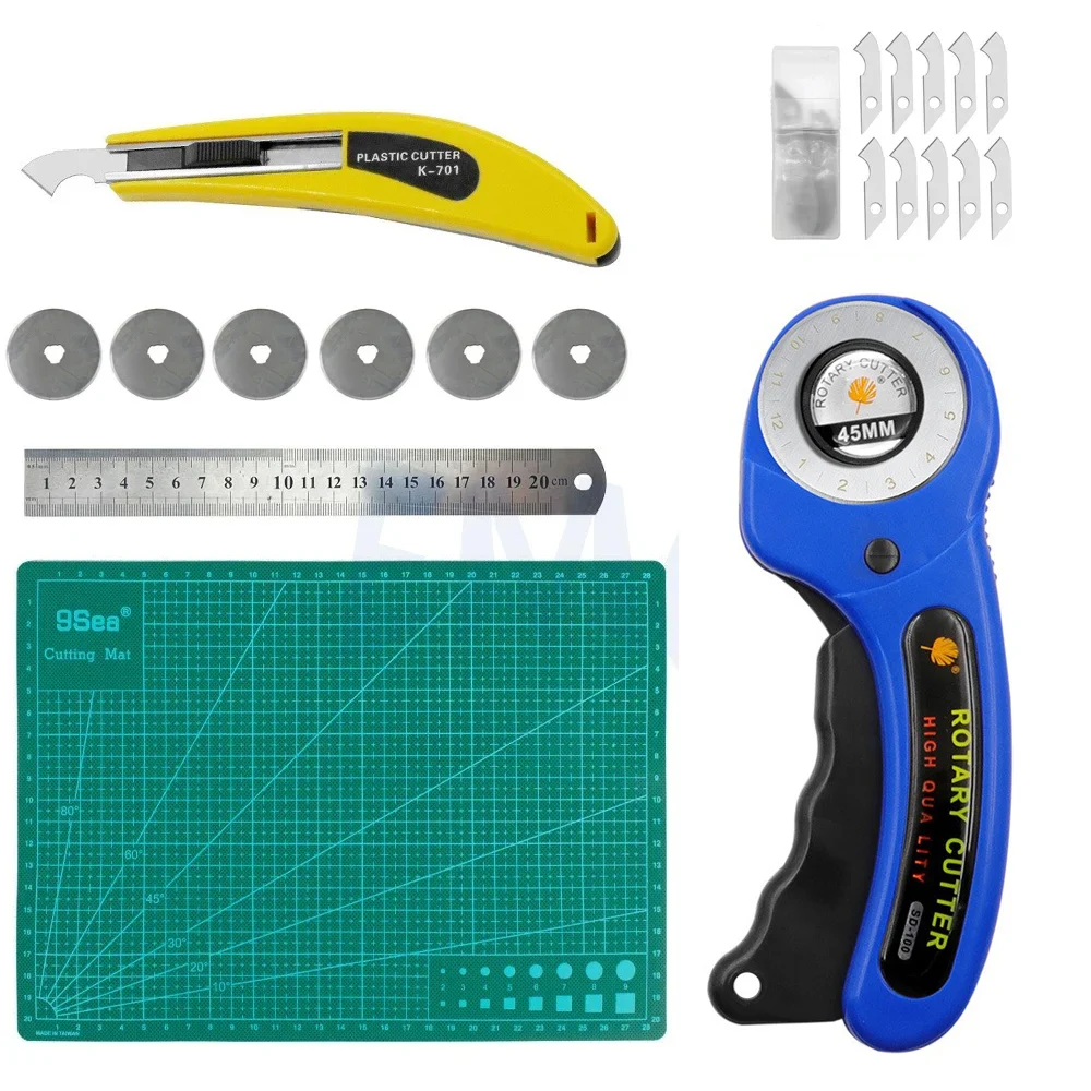 Et Rotary Cutter with 6 Blades - Quilting Ruler Square のレビューと価格