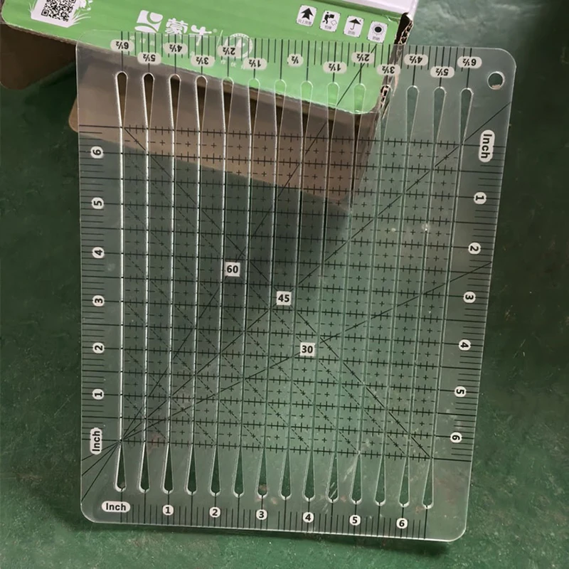 5 In 1 Quilt Cutting Ruler Acr - Quilting Ruler Square のレビューと価格