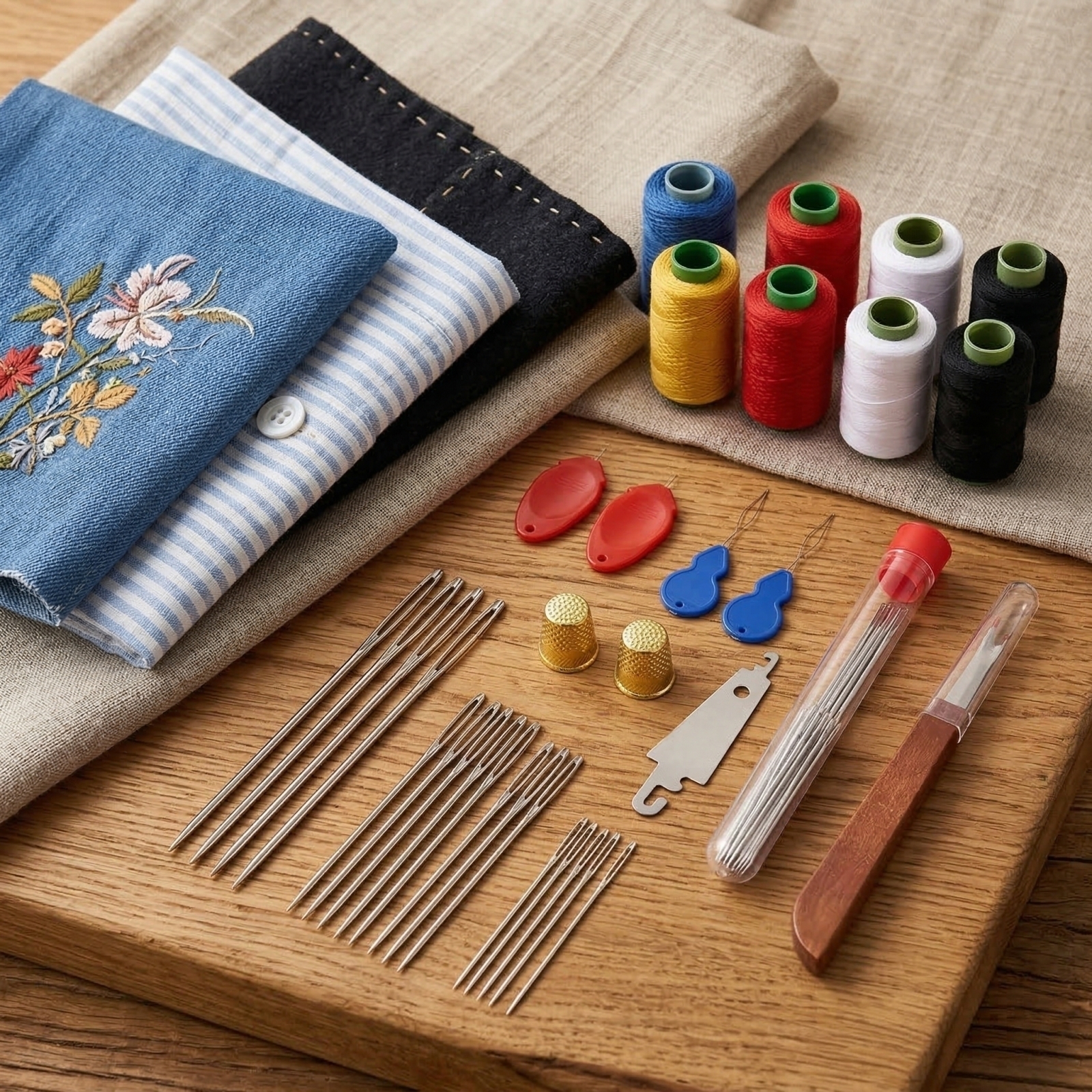 43pcs Big Eye Sewing Needle Ki - Sewing Garments のレビューと価格