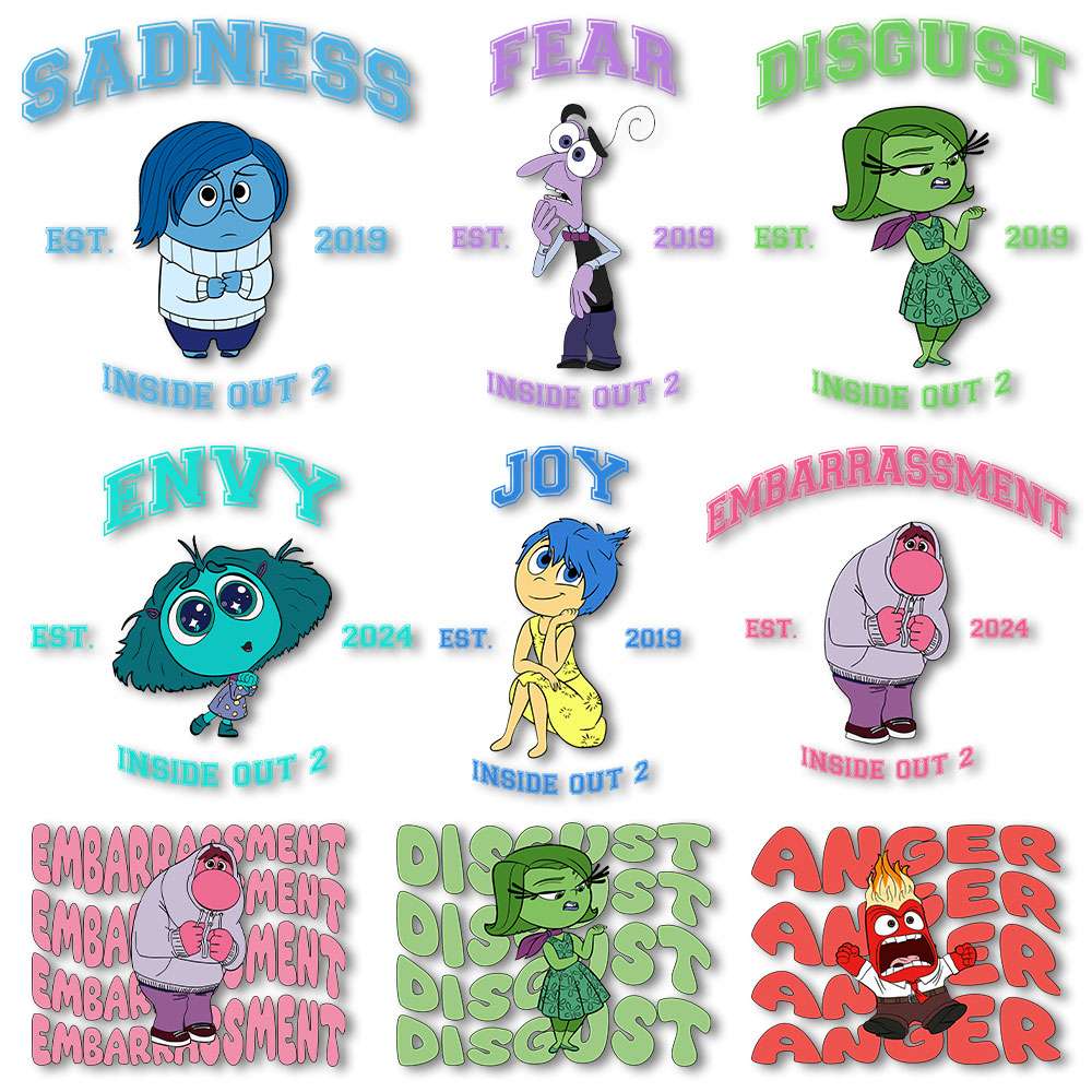 Inside Out Iron on Decals Heat - Velcro Sew On のレビューと価格
