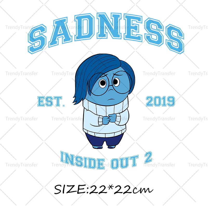 Inside Out Iron on Decals Heat - Velcro Sew On のレビューと価格