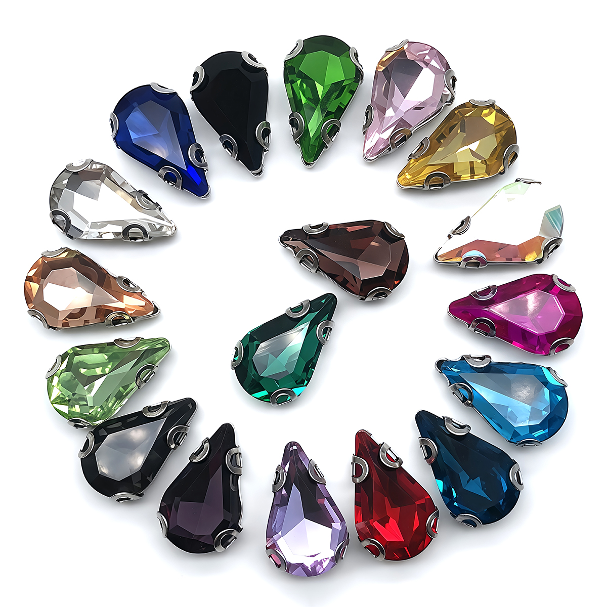 Water Drop Crystal Glass Rhine - Sewing Garments のレビューと価格
