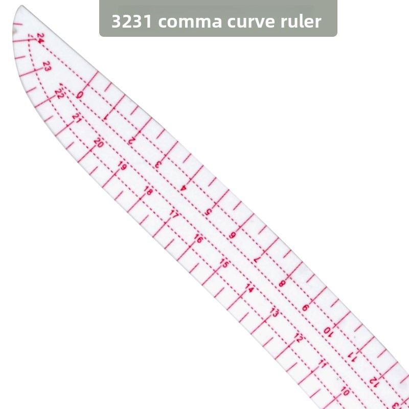 Comma-aped Curved Ruler Sewing - Sewing Garments のレビューと価格