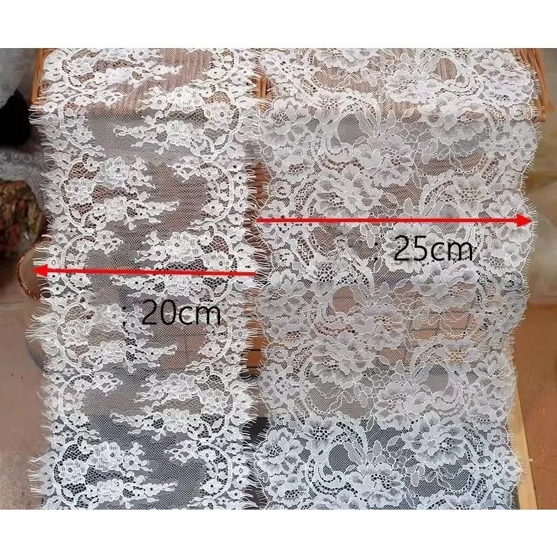 3M， High Quality Eyelash Lace  - Sewing Embroidery Fabric のレビューと価格