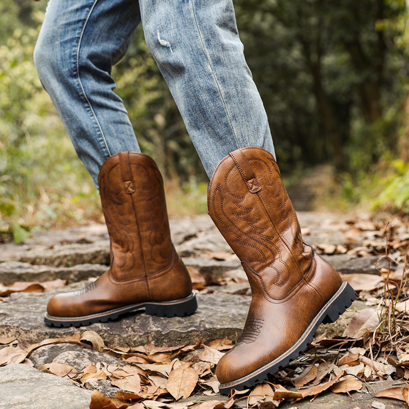 Men's Boots Classic Handmade E - Sewing Embroidery Fabric のレビューと価格