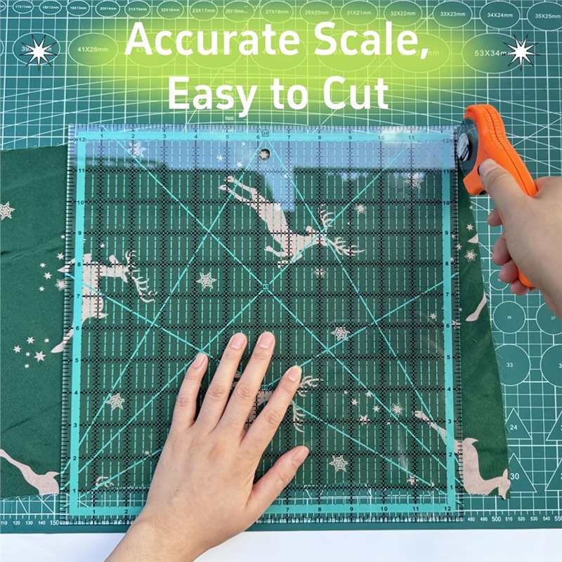 A25F-Blue 7-Piece Collar Ruler - Quilting Ruler Square のレビューと価格