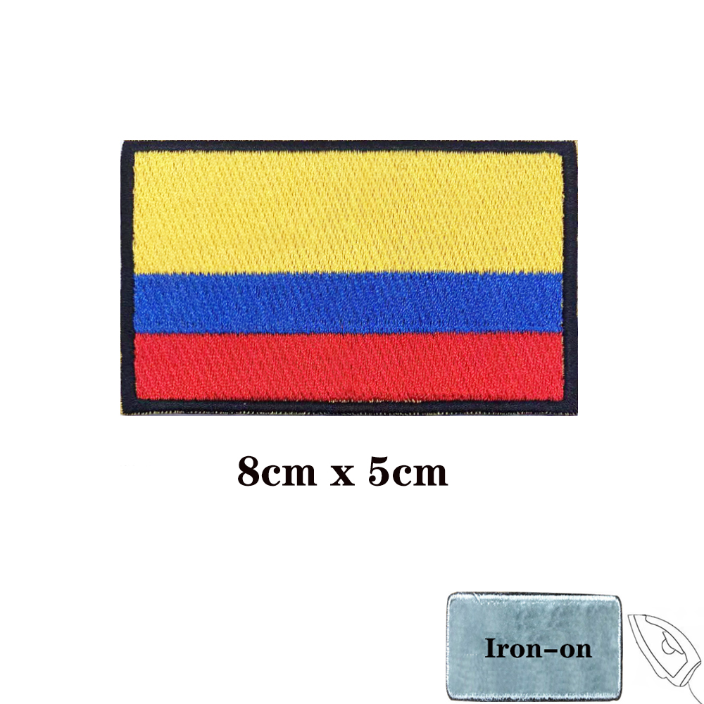 Colombia flag Patches Armband  - Velcro Sew On のレビューと価格