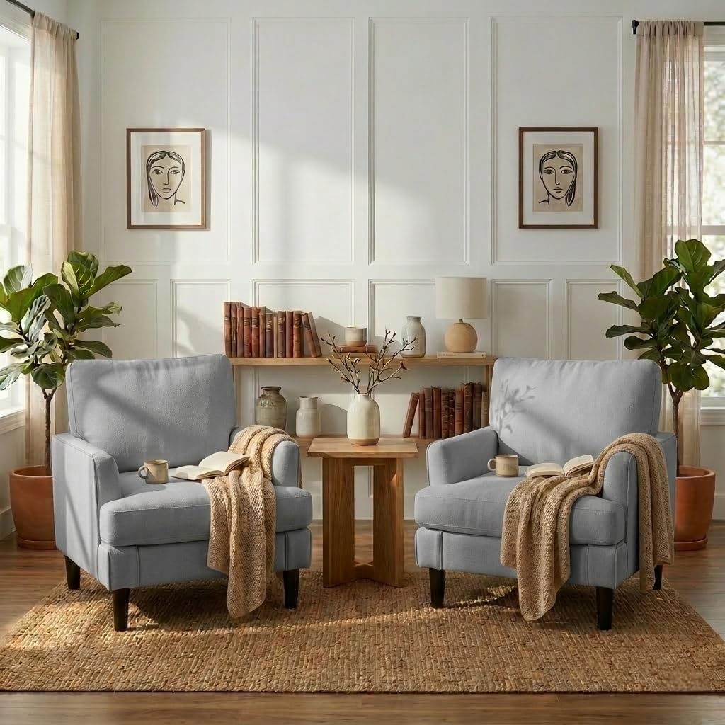 #Accent Chair Set Of  Mid-Cent - Century Textile & Sewing Supply Reviews のレビューと価格