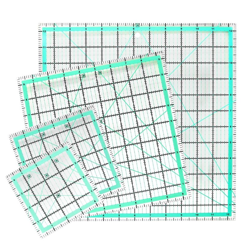 HLZS-4PCS Square Quilting Rule - Quilting Ruler Square のレビューと価格