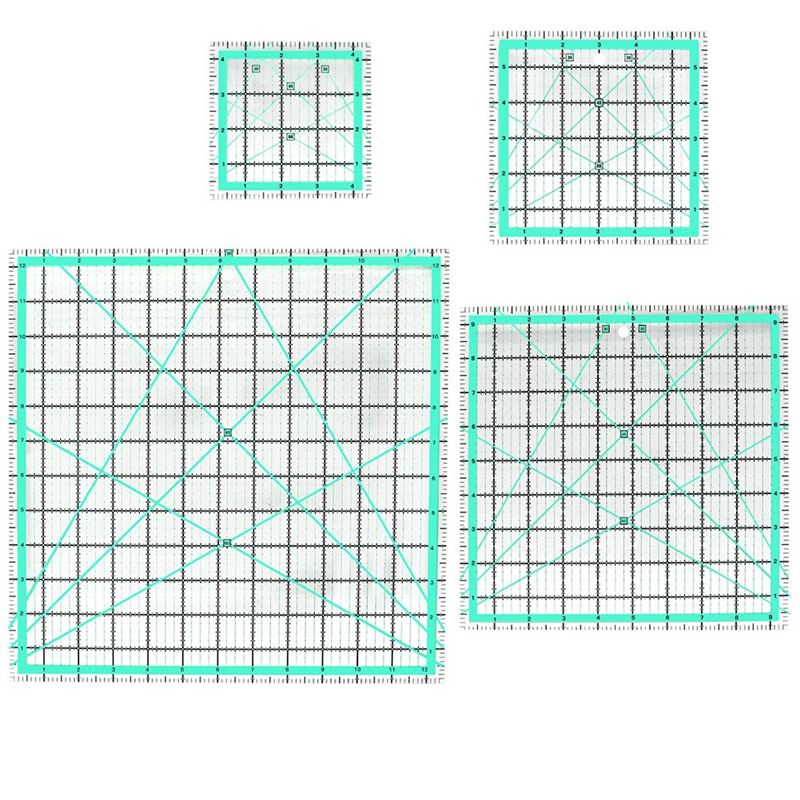 HLZS-4PCS Square Quilting Rule - Quilting Ruler Square のレビューと価格