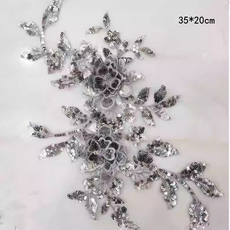 Multi Colored Sequins, Three-d - Sewing Embroidery Fabric のレビューと価格