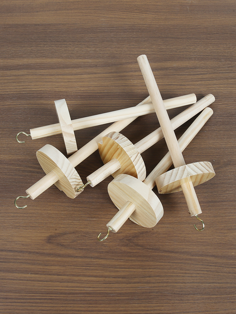 Wooden Spinning Mallet DIY Yar - Sewing In Textile のレビューと価格