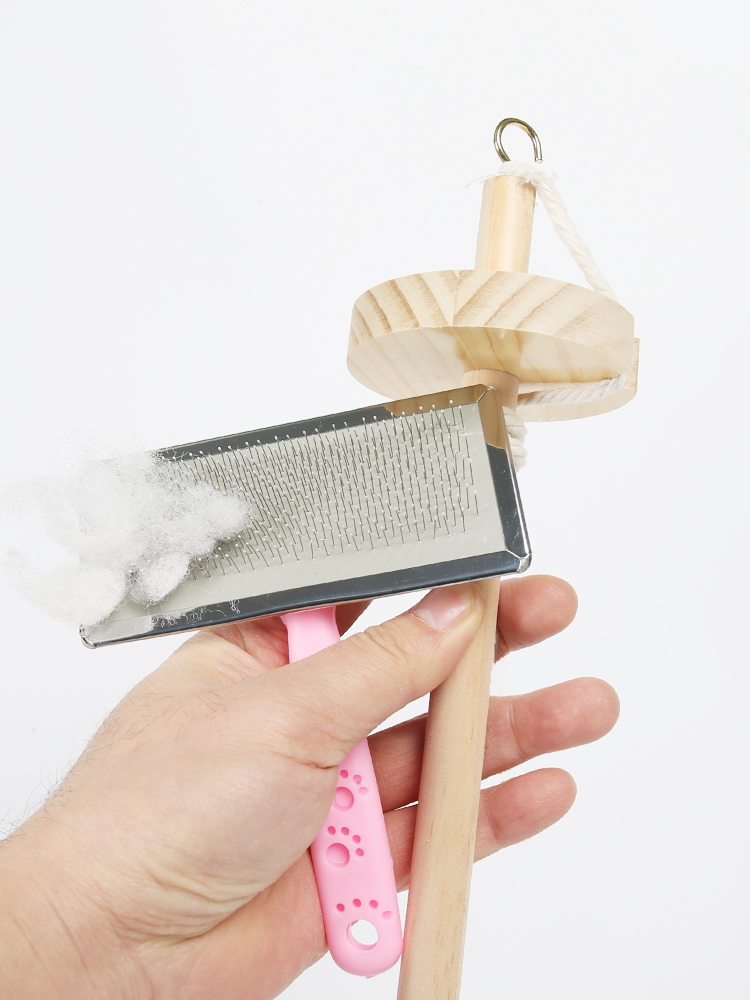 Wooden Spinning Mallet DIY Yar - Sewing In Textile のレビューと価格