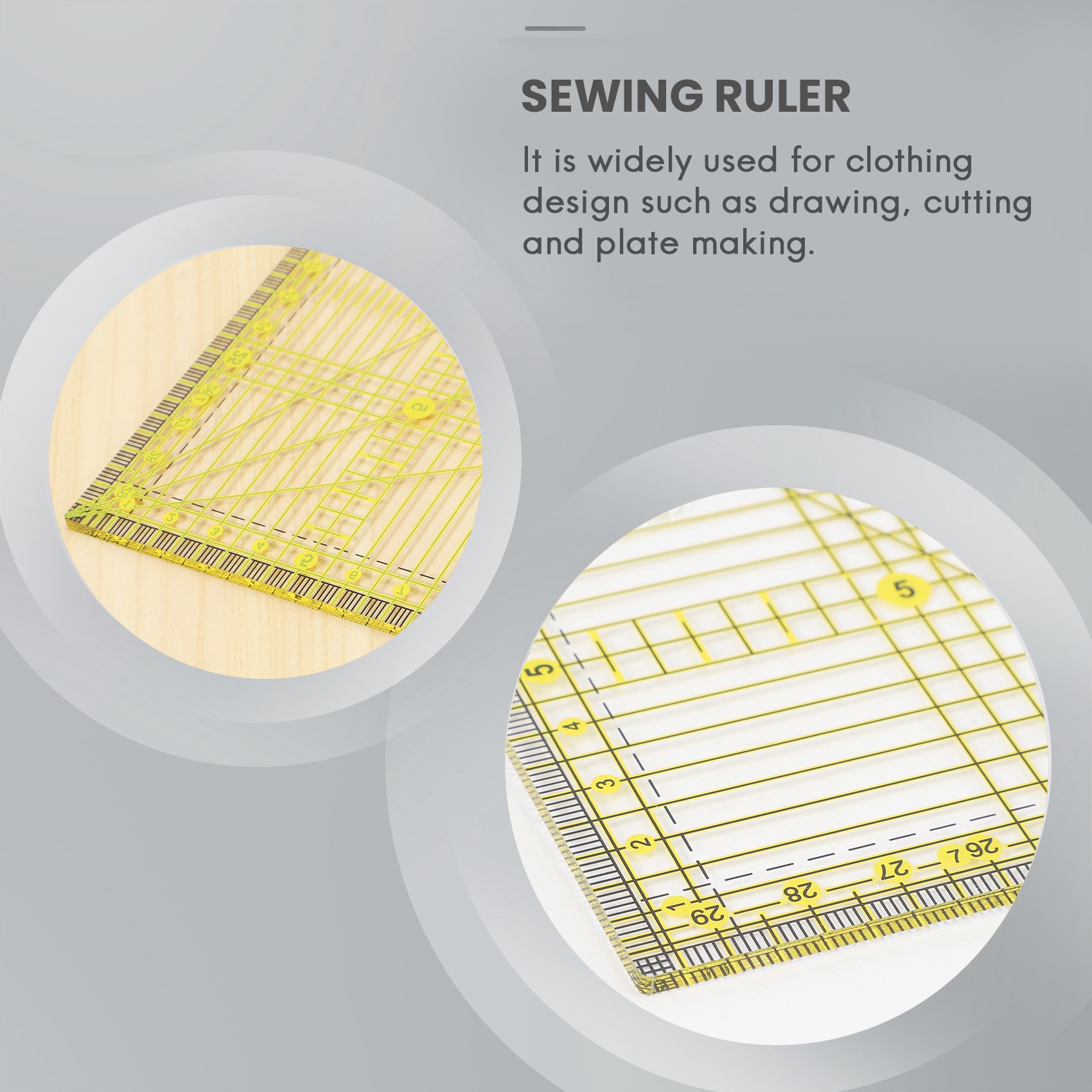 Cutting Ruler Multi-Purpose Pa - Sewing Garments のレビューと価格