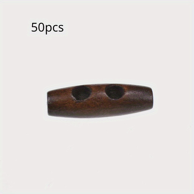 50pcs Recycled Wood Horn Toggl - Sewing Recycle のレビューと価格