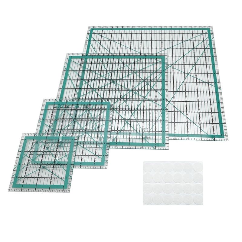AEE4-Quilting Rulers,4 Square  - Quilting Ruler Square のレビューと価格