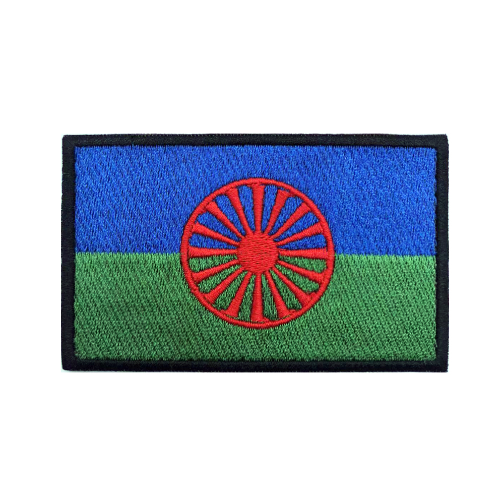 Rom Gypsy Flag Of The Romani   - Velcro Sew On のレビューと価格