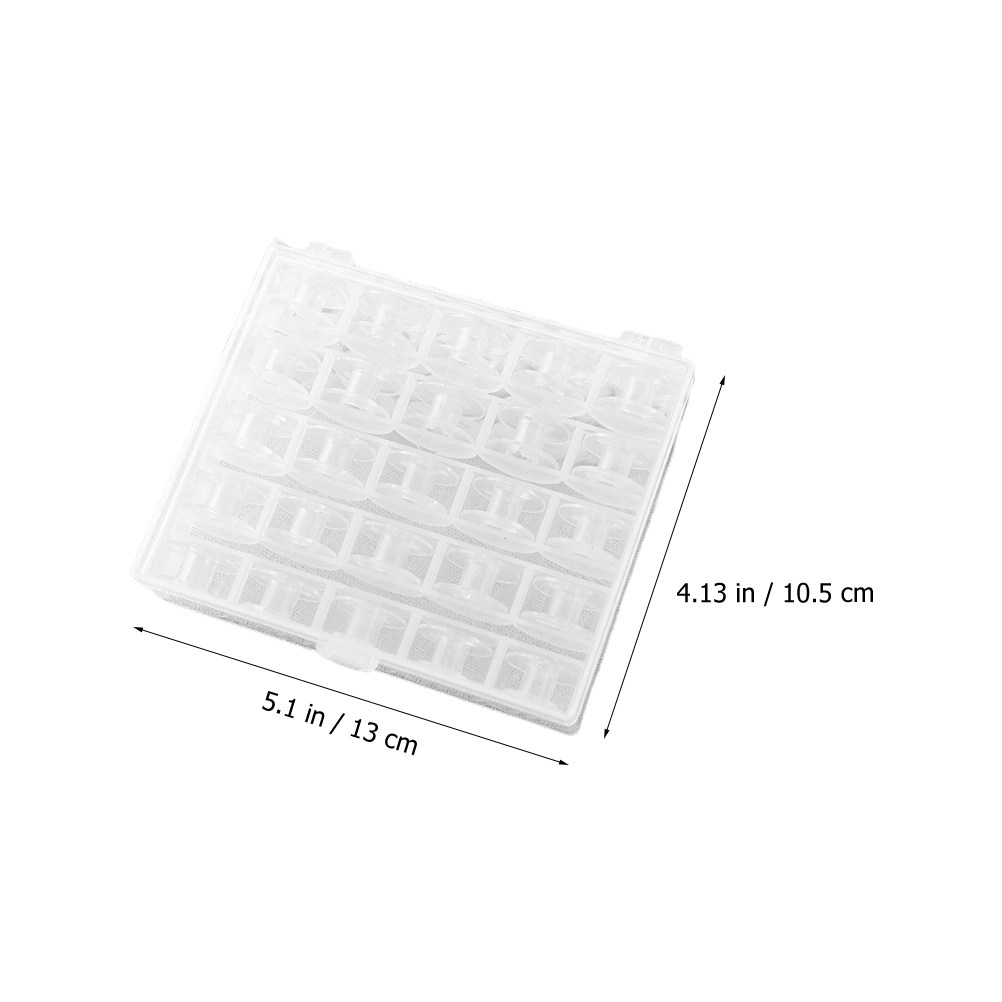 1Set Clear Plastic Bobbins Sew - Thread Bobbins Empty のレビューと価格