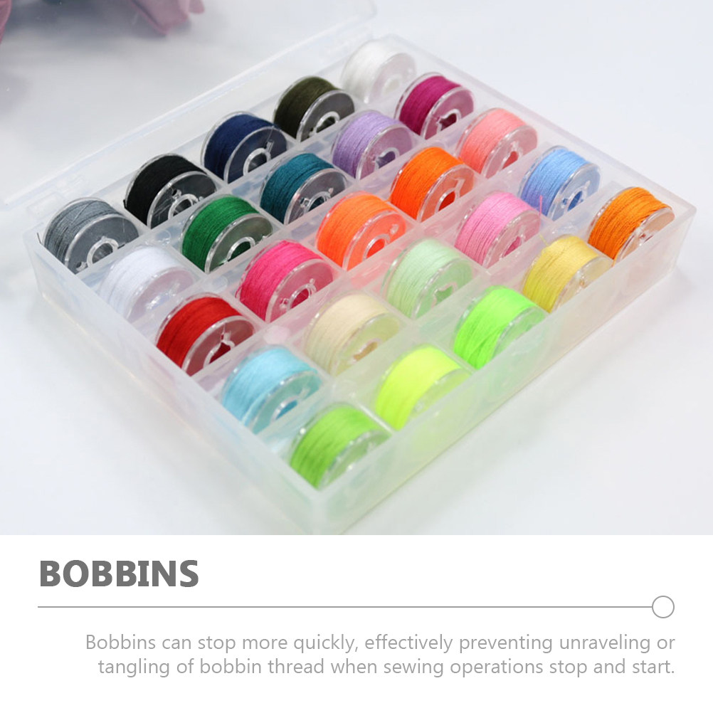1Set Clear Plastic Bobbins Sew - Thread Bobbins Empty のレビューと価格