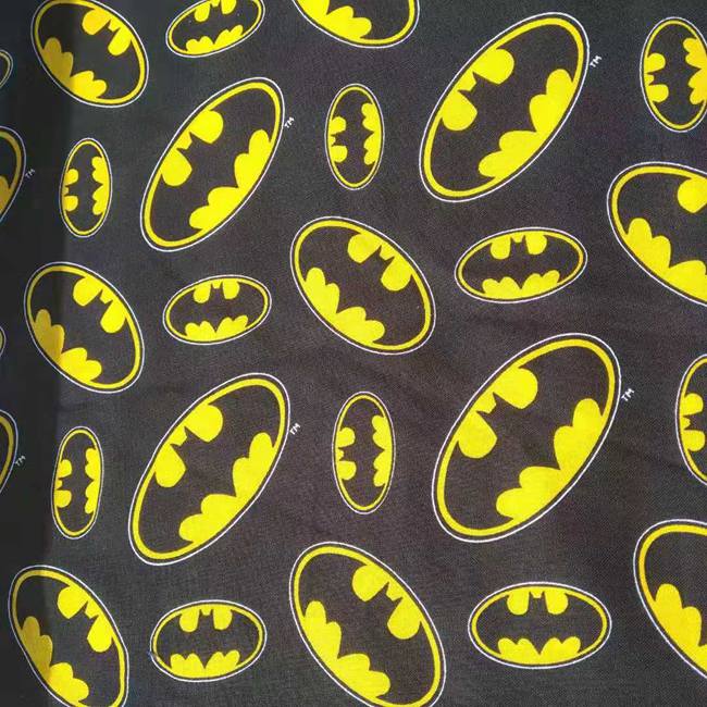 140cm Width Cartoon Batman Log - Sewing In Textile のレビューと価格