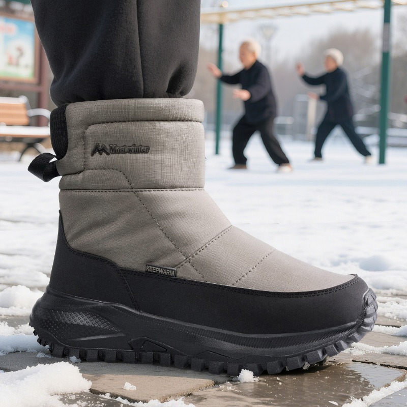 Men's Boots Warm Snow Boots Wa - Sewing Zipper のレビューと価格
