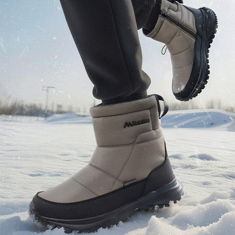 Men's Boots Warm Snow Boots Wa - Sewing Zipper のレビューと価格