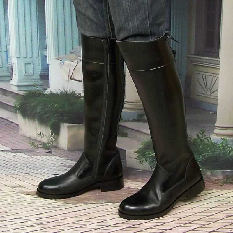 Fashion Men's Genuine Leather  - Sewing Zipper のレビューと価格