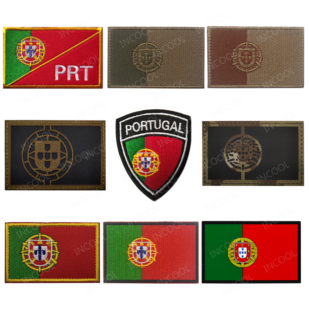 Portugal Flags Embroidered Pat - Velcro Sew On のレビューと価格