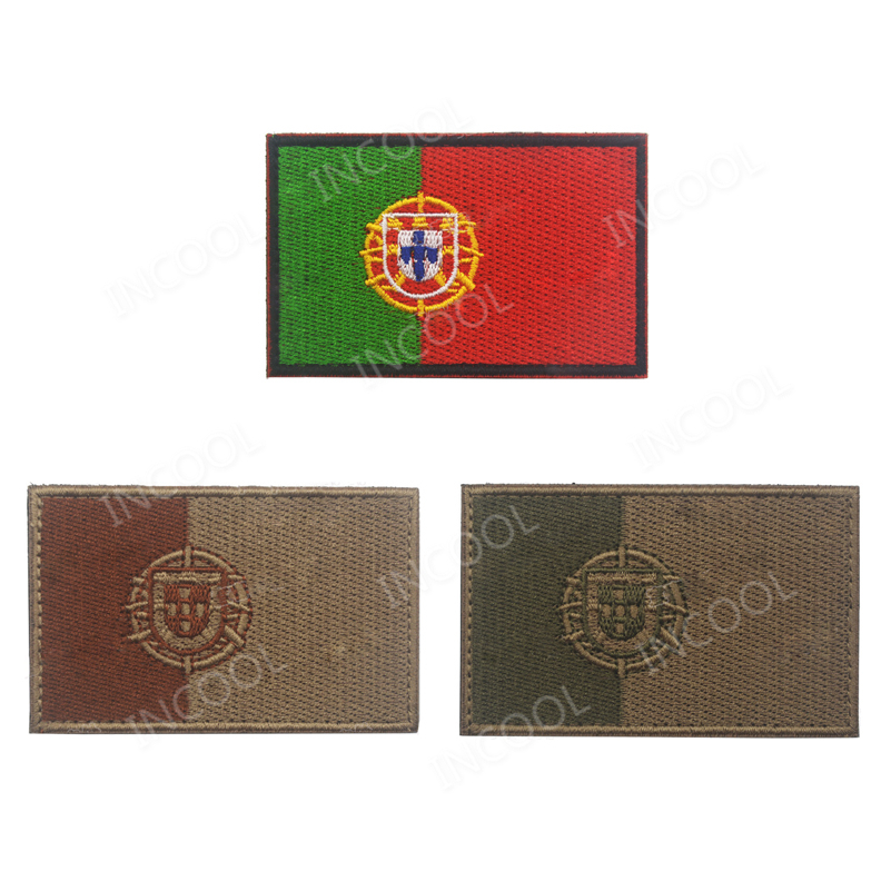 Portugal Flags Embroidered Pat - Velcro Sew On のレビューと価格