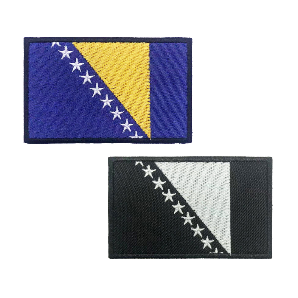 1PC Flag of Bosnia and Herzego - Velcro Sew On のレビューと価格