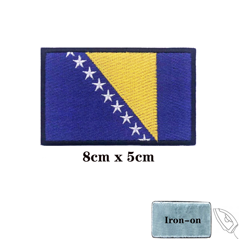 1PC Flag of Bosnia and Herzego - Velcro Sew On のレビューと価格