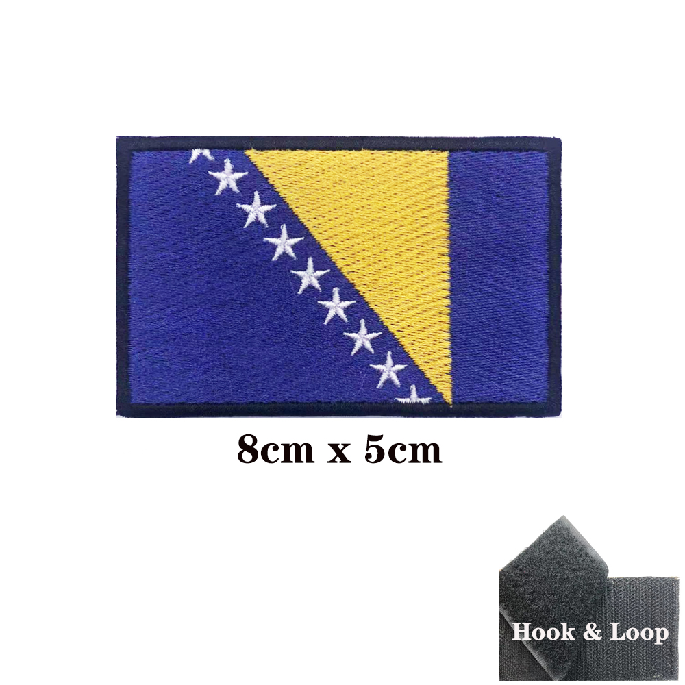 1PC Flag of Bosnia and Herzego - Velcro Sew On のレビューと価格
