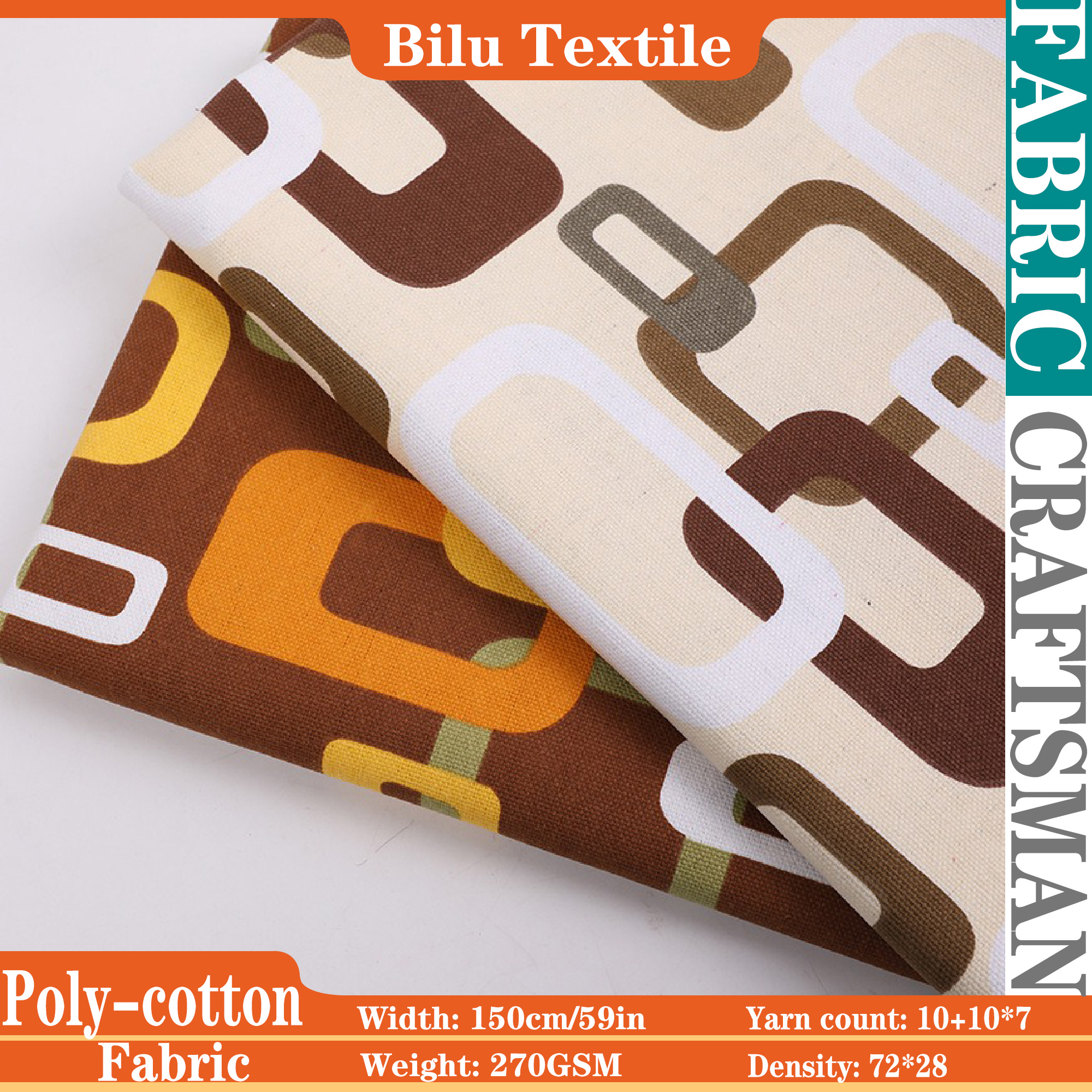 Poly-Cotton Canvas Fabric - De - Sewing In Textile のレビューと価格