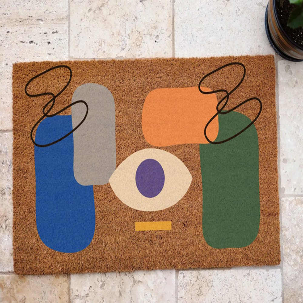Abstract Coir Doormat Mid Cent - Century Textile & Sewing Supply Reviews のレビューと価格