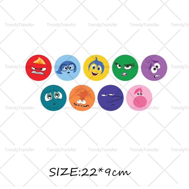 Inside Out Iron on Decals for  - Velcro Sew On のレビューと価格