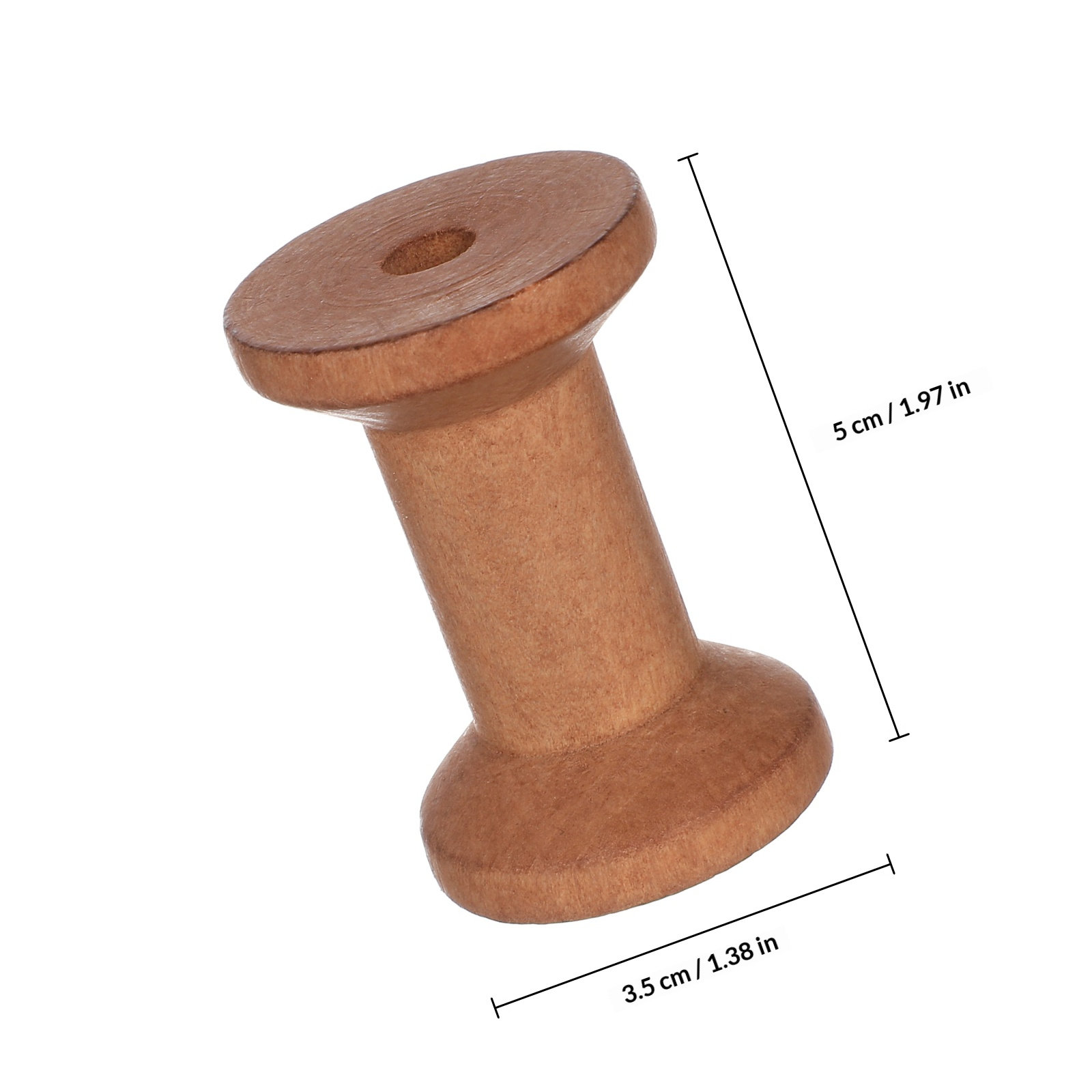 20Pcs Empty Wood Spools Thread - Thread Bobbins Empty のレビューと価格