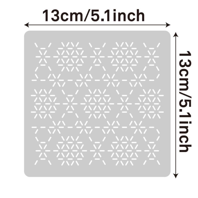 Embroidery Stencil Template Se - Textile Sewing Patterns のレビューと価格