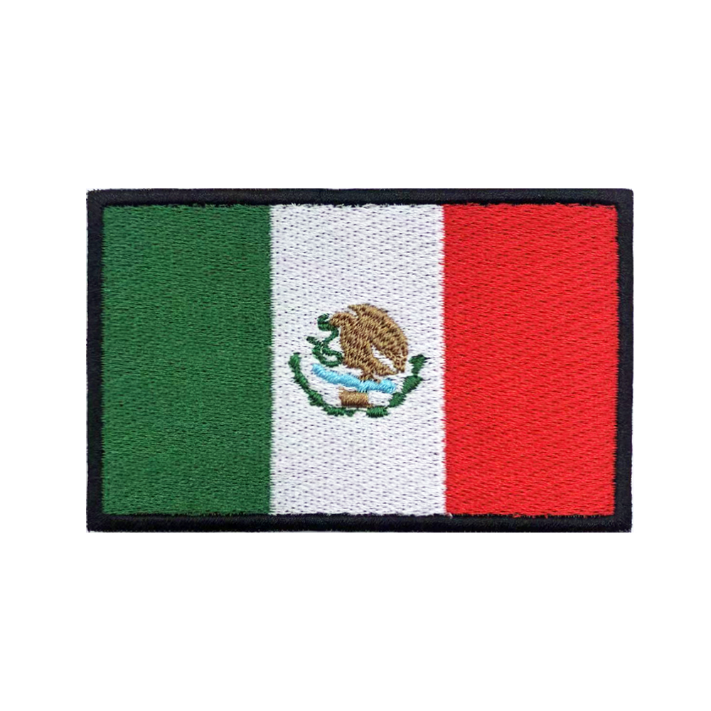 Mexican flag Mexico Patches Ar - Velcro Sew On のレビューと価格