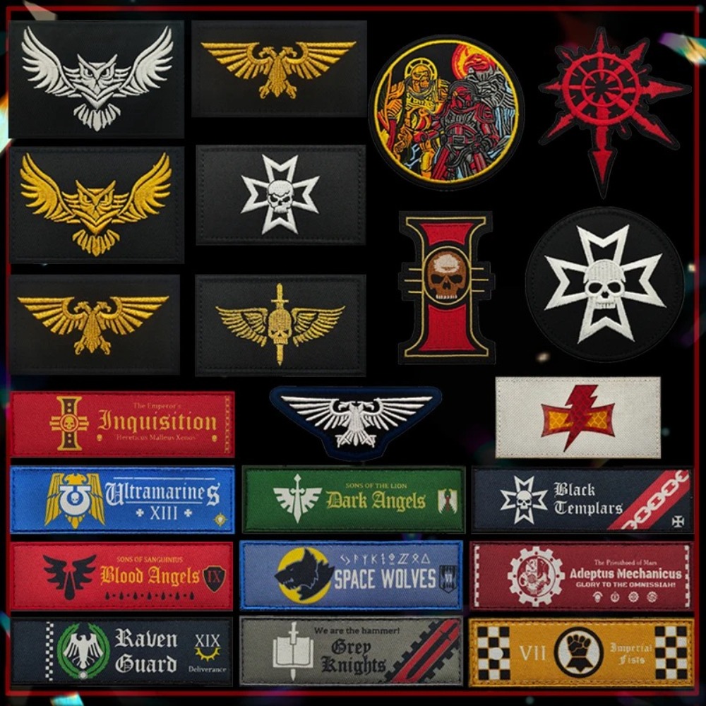 Warhammer 40K Badge Velcro Bac - Velcro Sew On のレビューと価格