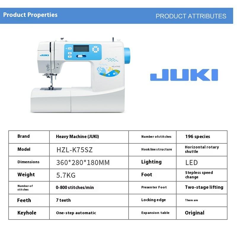 JUKI HZl K75 Handheld Househol - Sewing Production のレビューと価格
